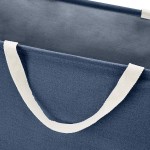 Basics Fabric Storage Bin Basket Large Rectangle Navy Blue