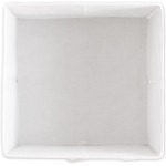 DII Non Woven Polyester Storage Bin 11x11x5.5-inch Starburst Gray 2 Piece