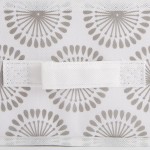 DII Non Woven Polyester Storage Bin 11x11x5.5-inch Starburst Gray 2 Piece