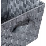 Honey-Can-Do STO-05088 Woven Baskets Gray 2-Pack