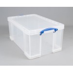 REALLY USEFUL OFFICE BOX CLEAR 64LT 64C