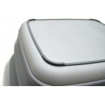 SAMMART 7.7L 2 Gallon Collapsible Tub Foldable Dish Tub Portable Washing Basin Space Saving Plastic Washtub Grey S