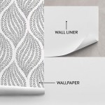 Brewster 92599 Unpasted Heavyweight Paper Wallpaper Liner White