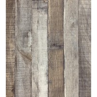 Distressed Wood Wallpaper Peel and Stick Wallpaper 17.71” x 118” Self Adhesive Wood Wallpaper Reclaimed Vintage Faux Plank Look Wood Film Shiplap Cabinet Vinyl Removable Decorative Home