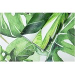 HaokHome 93143 Tropical Wallpaper Peel and Stick Palm Leaves Removable Stick on Home Decor 17.7in x 118in