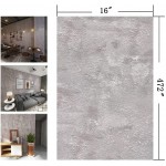 Large Stained Concrete Contact Paper Light Grey Thick Removable 16"x472" Self Adhesive Waterproof Wallpaper Roll Peel Stick Countertops Vinyl Decorate Film Faux Cement Pattern 3D Wall Paper BOOBEST