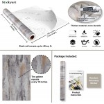 Stickyart 36"x160" Grey Concrete Countertop Contact Paper Textured Vintage Wallpaper Self Adhesive Industrial Style Faux Cement Contact Paper Removable Counter Top Covers for Kitchen Living Room Table