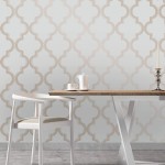Tempaper Marrakesch | Designer abnehmbare Schale und Stick Wallpaper Bronze Grau 20,5"x 16,5"