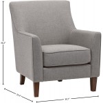 Brand – Stone & Beam Cheyanne Modern Living Room Accent Arm Chair 30.7"W Storm Grey