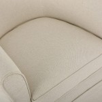 Christopher Knight Home Cecilia Swivel Chair with Loose Cover Natural Fabric