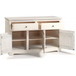 Furniture Dash Wood Buffet Sideboard White Distressed