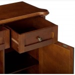 Kings Brand Furniture Wood Sideboard Buffet Cabinet Console Table Walnut