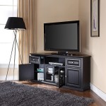 Crosley Furniture CF1000260-BK 60-inch Corner TV Stand Black