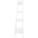 4 Tier Ladder Shelf Bookcase Storage Display Leaning Home Offices Shelves Institu Ladder Shelf Decorative Ladder Decorative Shelves